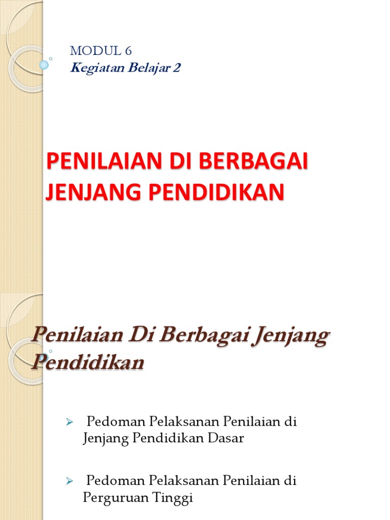 MODUL 6 KB 2 Evaluasi | PDF