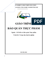 Xemtailieu Giao Trinh Bao Quan Thuc Pham