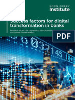 Success Factors For Digital Transformation in Banks