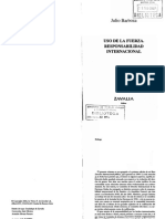 Barboza, Julio - Uso de La Fuerza. Responsabilidad Internacional