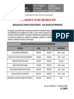 Fecha de Adjudicacion Ugel 01