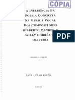 RIZZO, Luiz Celso - A Influência Da Poesia Concreta Na Música Vocal Dos Compositores Gilberto Mendes e Willy Correa de Oliveira