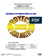 Proyecto Cancha Deportiva de Usos Multiples - Ok