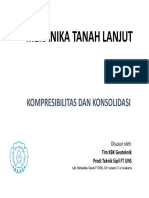 Pertemuan 13 - 1 - Kompresibilitas Dan Konsolidasi