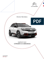 Ficha Técnica Citoën SUV C5 Aircross