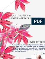Classification of Services - MBA - AU - JOE