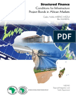 Structured Finance - Conditions for Infrastructure Project Bonds in African Markets