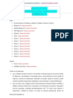 Protocolo Empresa X Casos de Estratégia Empresarial  2020-21