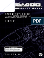 Seadoo Utpoia Operators Manual