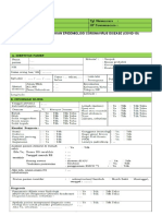 Formulir Penyelidikan Epidemiologi Coronavirus Disease KMK