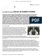 GONZÁLEZ, H., La Revolución Es Un Sueño Eterno, en Página12 (Sobre Roberto Carri)