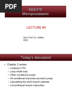 EEE316 Microprocessors: Lecture #3