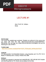 EEE316 Microprocessors: Lecture #1