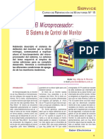 Curso de Reparación de Monitores #15. El Microprocesador. El Sistema de Control Del Monitor