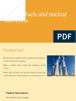 Nuclear Fuels and Nuclear Fuel Cycle
