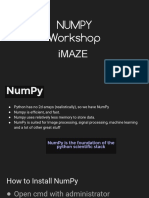 Workshop 2 - NumPy