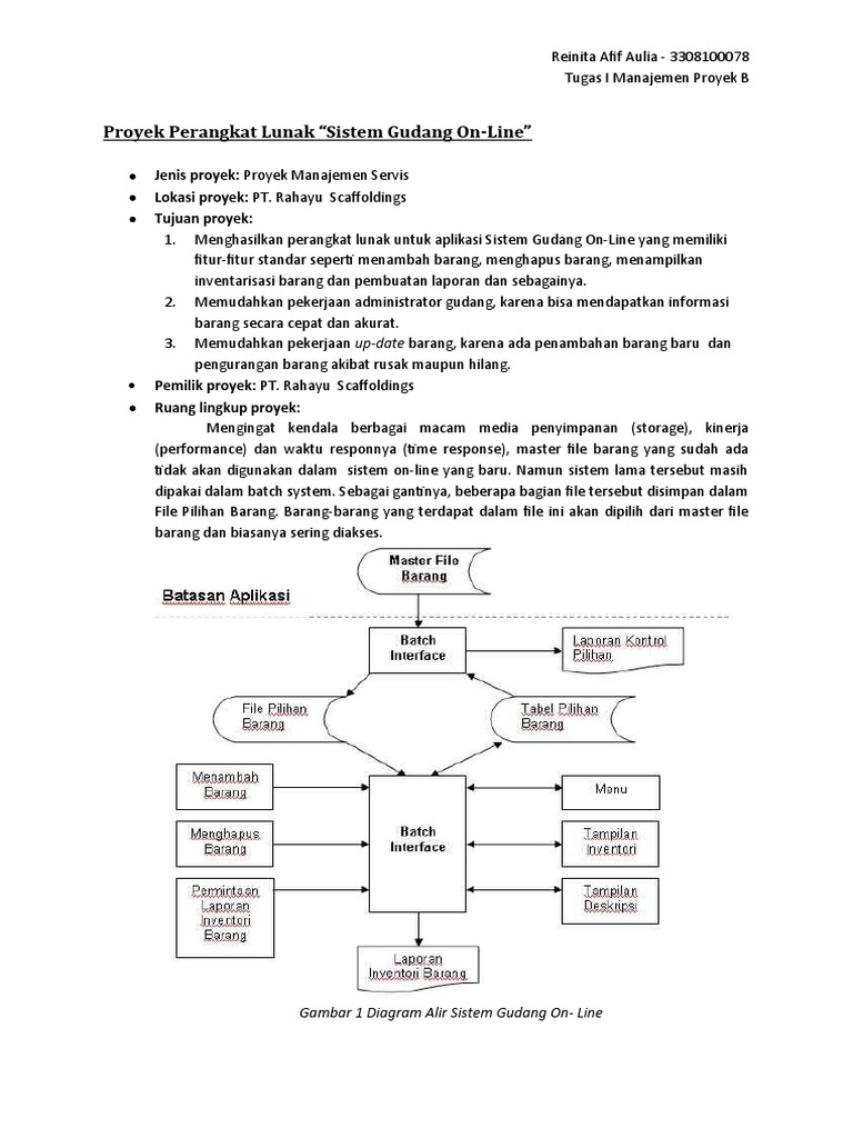 Contoh Laporan Quality Control Proyek - Essa Toh