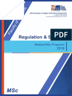 Medical MSC Programmes