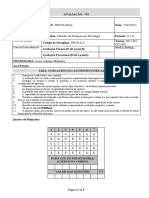 N2 Métodos de Pesquisa em Psicologia