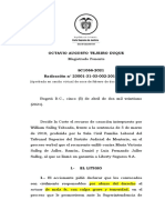 Octavio Augusto Tejeiro Duque: (Aprobada en Sesión Virtual de Once de Febrero de Dos Mil Veintiuno)