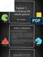 PD Lesson 2 Developing The Whole Person