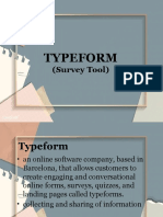 TYPEFORM (Powerpoint Presentation)