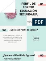 PERFIL DE EGRESO Y PRÁCTICAS SOCIALES DEL LENGUAJE - EDUCACIÓN SECUNDARIA