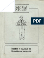 Calidad en el diseño y manejo de materiales de instrucción