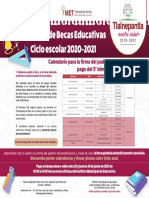 Pago Quinto Bimestre Becas Educativas Tlalnepantla 2020-2021