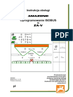 Instrukcja Obslugi Amazone Oprogramowanie ISOBUS Do ZAV