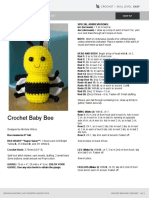 Crochet Baby Bee - Crochet