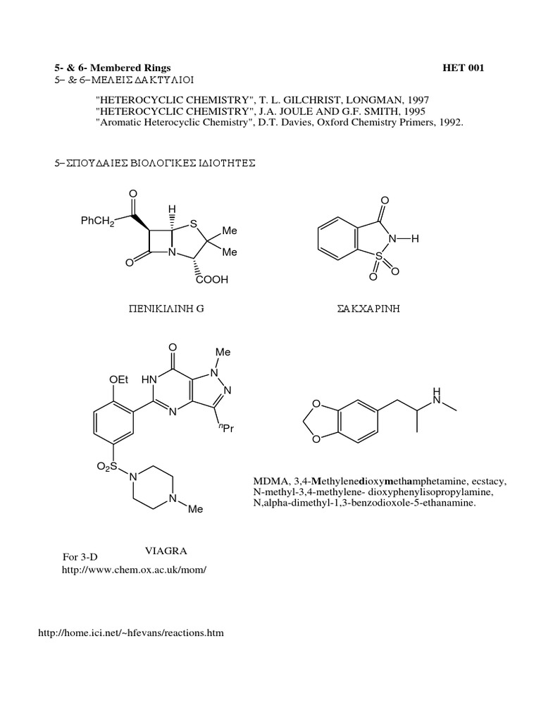 Heterocyclic Chemistry Overview | PDF | Aromaticity | Heterocyclic Compound