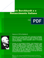 Jacob Burckhardt e o Renascimento Italiano