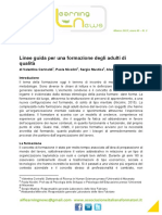 Linee Guida Per Una Formazione Degli Adulti Di