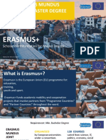 Erasmus+: Scholarship Information For Master Degree