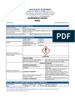 Hoja de Seguridad Liq - Roma