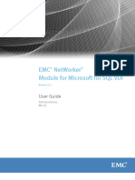Emc Networker Module For Microsoft For SQL Vdi: User Guide