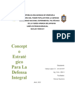 Concepto Estratégico para La Defensa Integral