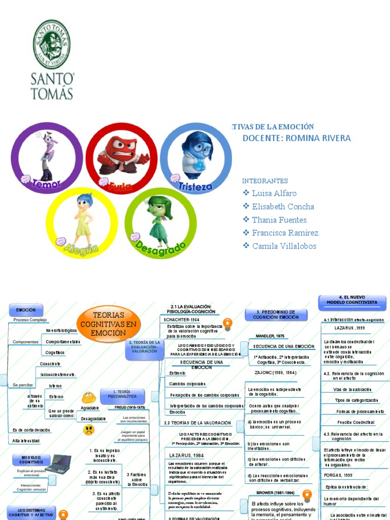 Teorías Cognitivas de la Emoción | PDF | Las emociones | Sensación