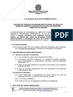 Edital nº 463.2019 - PIADIFF 2019 2020