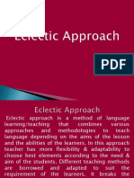 Eclectic Approach PPT 1