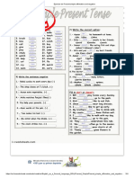 Ejercicio de Present Simple Affirmative and Negative