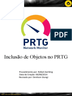 Inclusão e monitoramento de dispositivos no PRTG