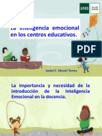 La inteligencia emocional en los centros educativos. Isabel C. Maciel Torres