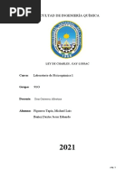 Grupo 5 - Informe Ley de Charles | PDF | Gases | Fases de la materia
