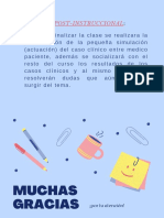 Muchas Gracias: Periodo Post-Instruccional