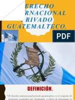 7. Derecho internacional privado guatemalteco.