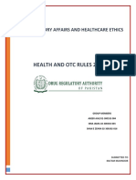 Health & OTC Rules Final Project