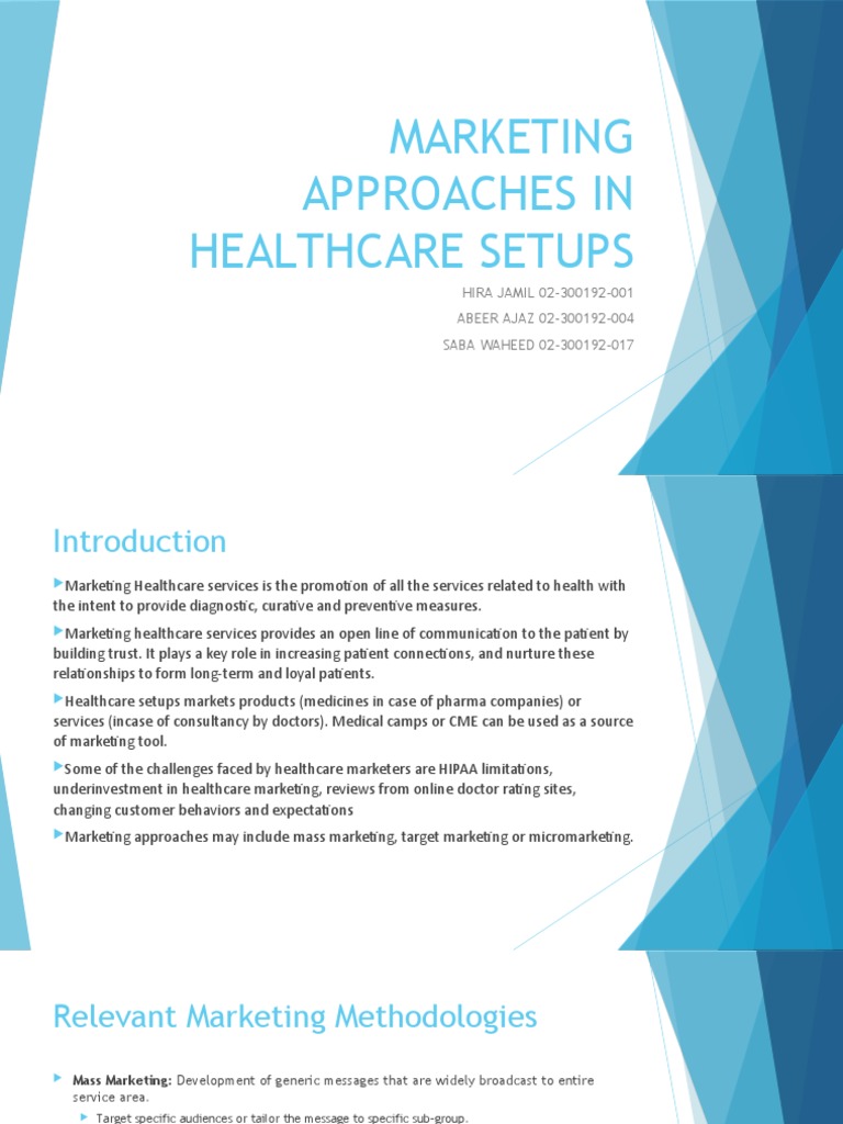 Marketing Strategies for Healthcare Services | PDF | Digital Marketing ...