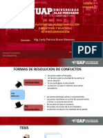 Formas de Resolucion de Conflictos